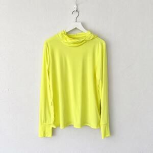 Carve Designs Alani Sunshirt XL Limeade Yellow UPF 50 Hooded Rashguard Swim